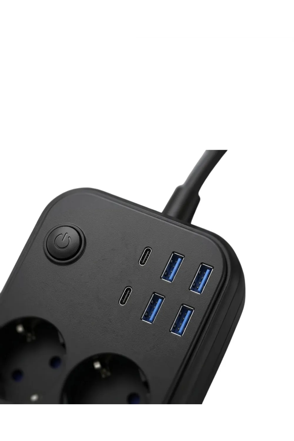 Akım Korumalı Çoklu Priz 4 Usb 2 Type C 4 Priz Güvenli Ve Hızlı Şarj