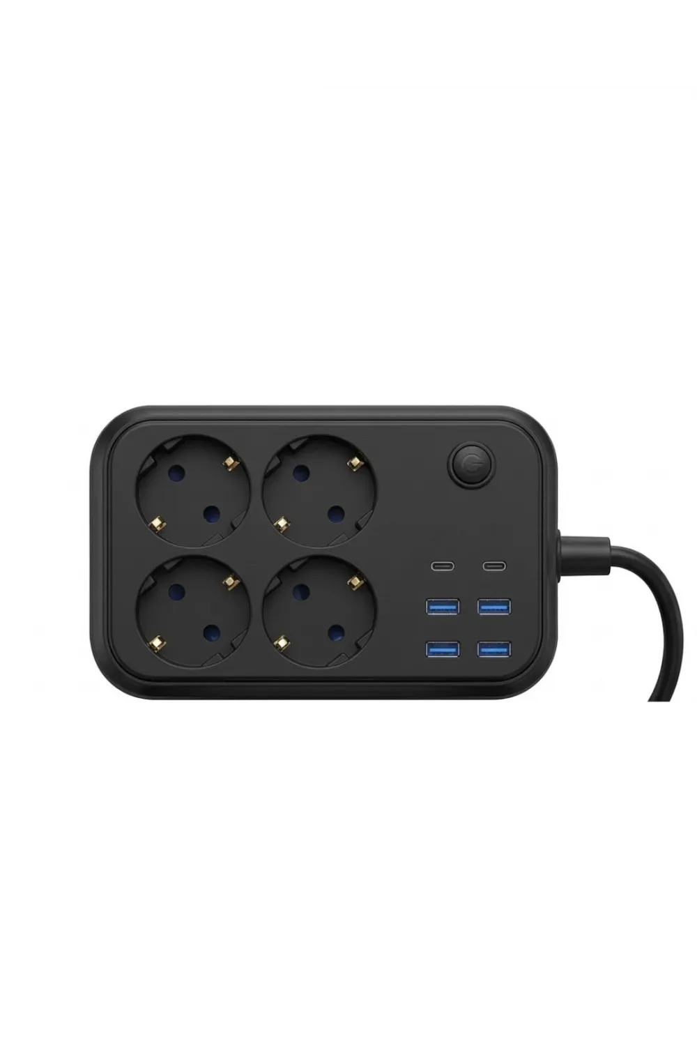 Akım Korumalı Çoklu Priz 4 Usb 2 Type C 4 Priz Güvenli Ve Hızlı Şarj