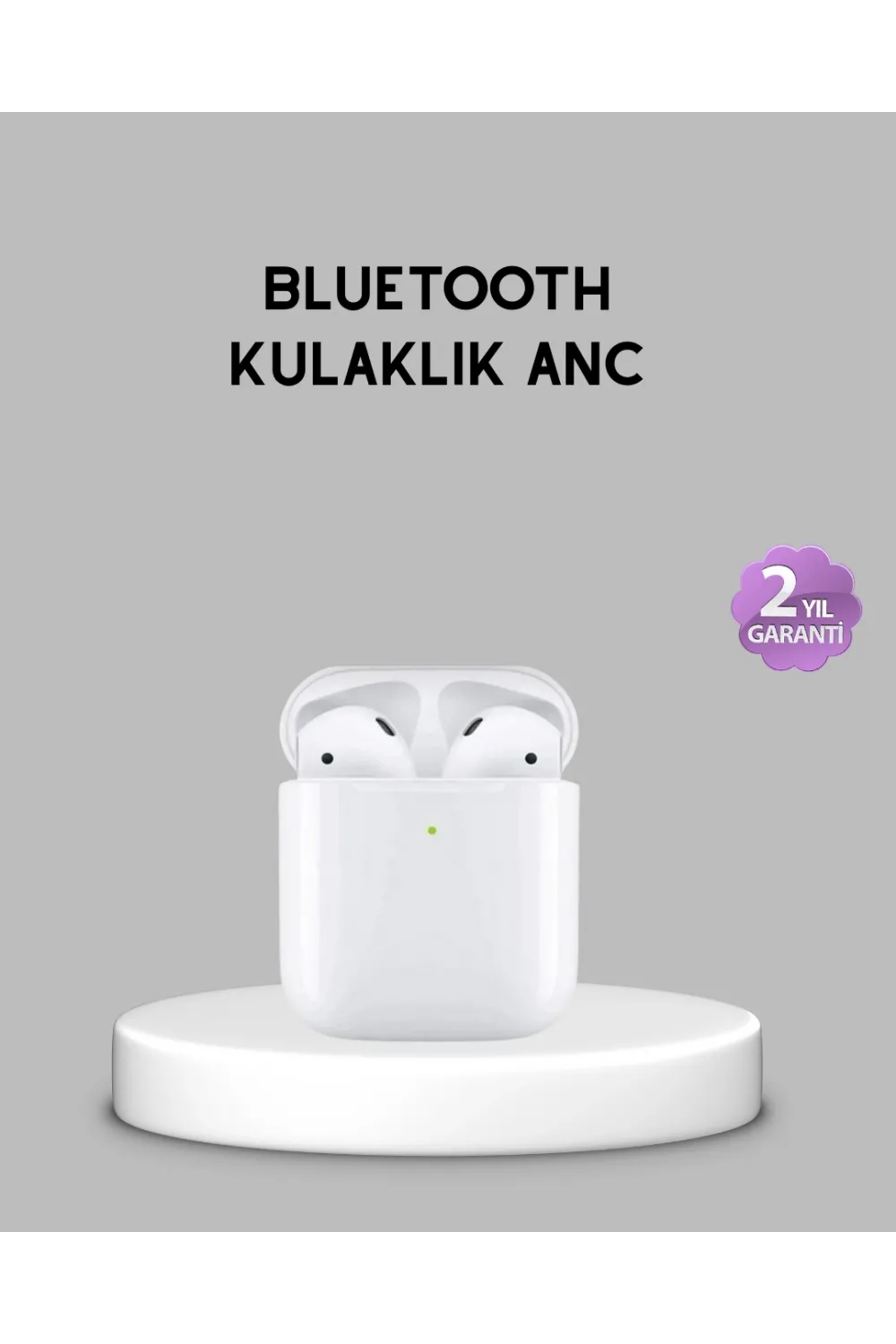 Aktif Gürültü Önlemeli Rgb Işıklı Kablosuz Kulak Üstü Kulaklık