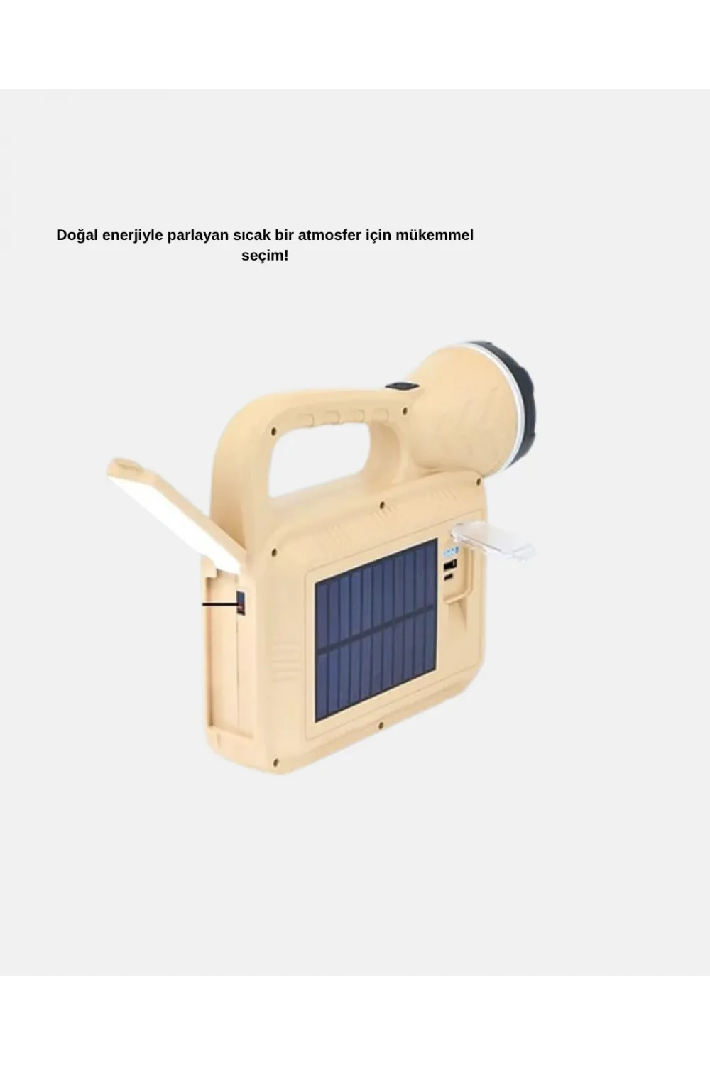 Alev Efektli Solar Lamba Cob Işıklı Taşınabilir Bahçe Kamp Aydınlatma