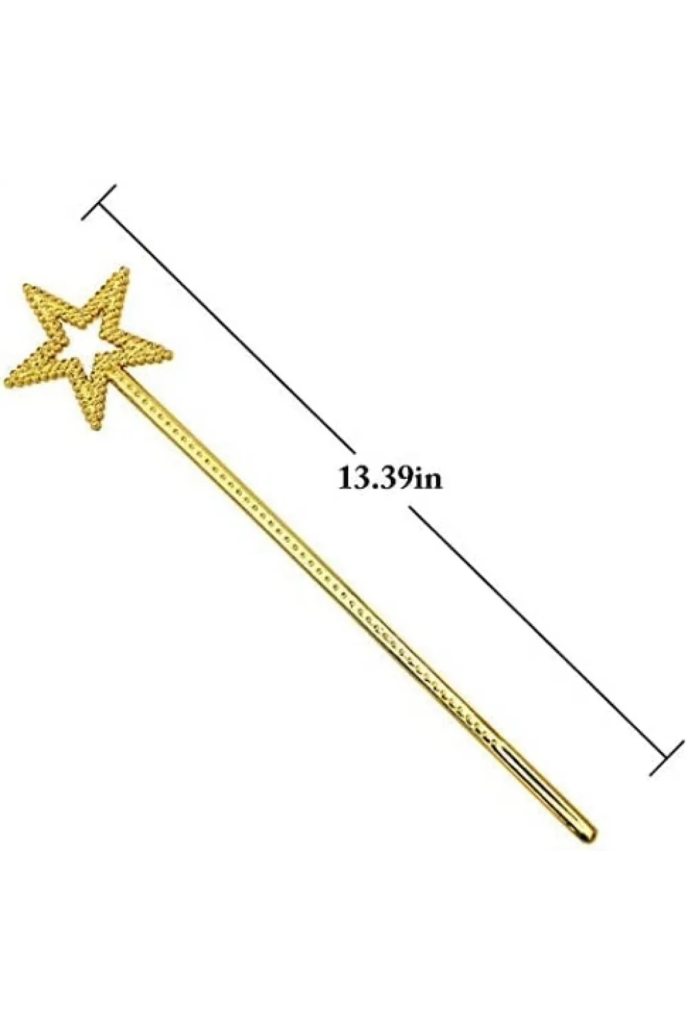 Altın Renk Yıldız Peri Asası Peri Değneği 34 cm 1 Adet