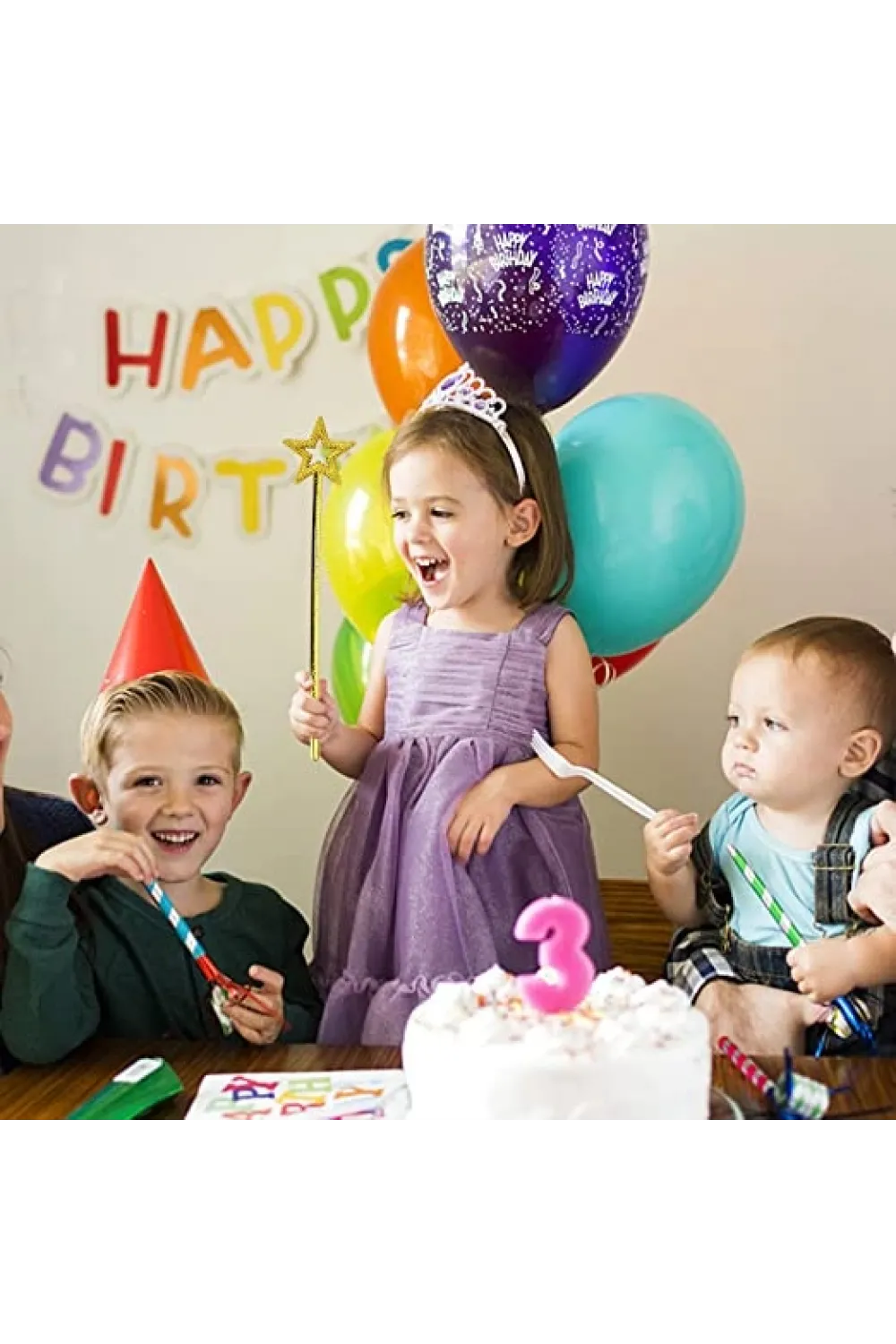 Altın Renk Yıldız Peri Asası Peri Değneği 34 cm 1 Adet