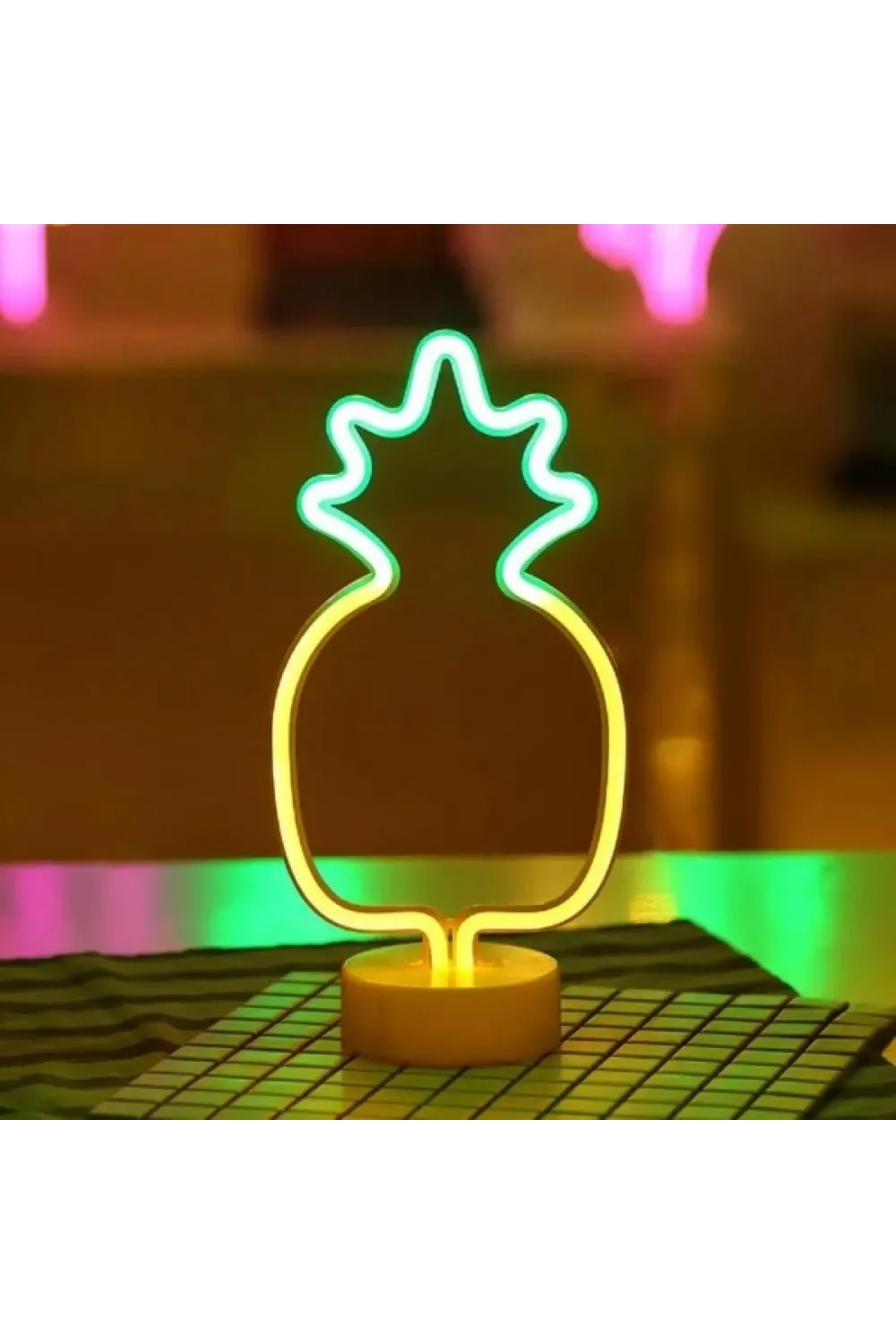 Ananas Neon LED Lamba
