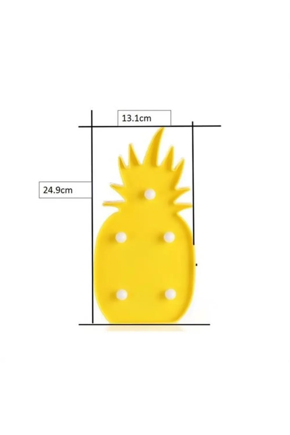 Ananas Şeklinde Ledli Dekoratif Eğlenceli Çocuk Gece Lambası
