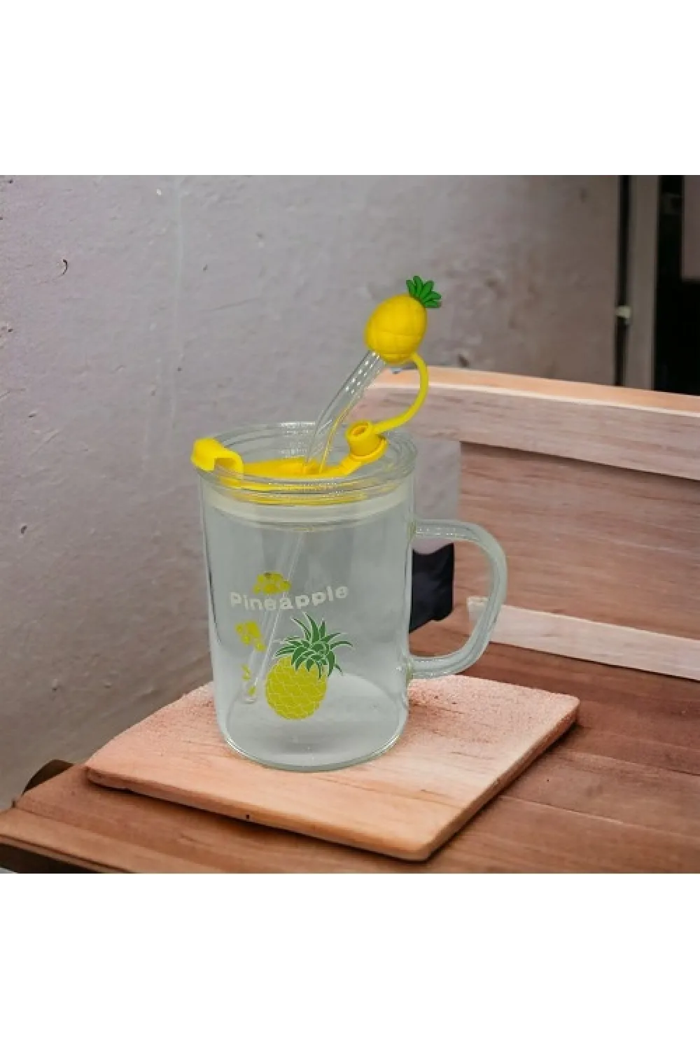 Ananas Tasarımlı Kupa Bardak