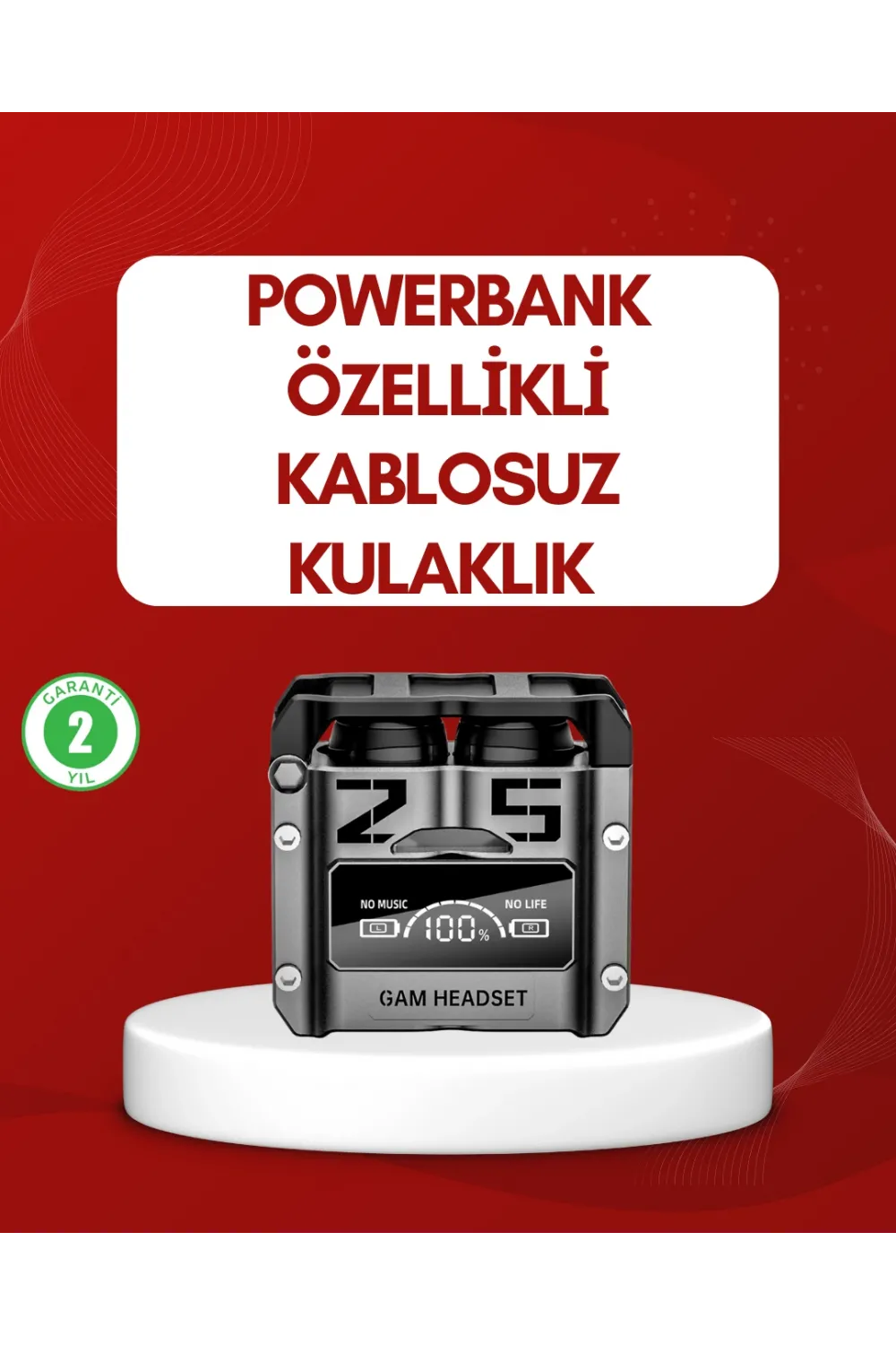 Anc Aktif Gürültü Önleyici Kablosuz Bluetooth Kulaklık
