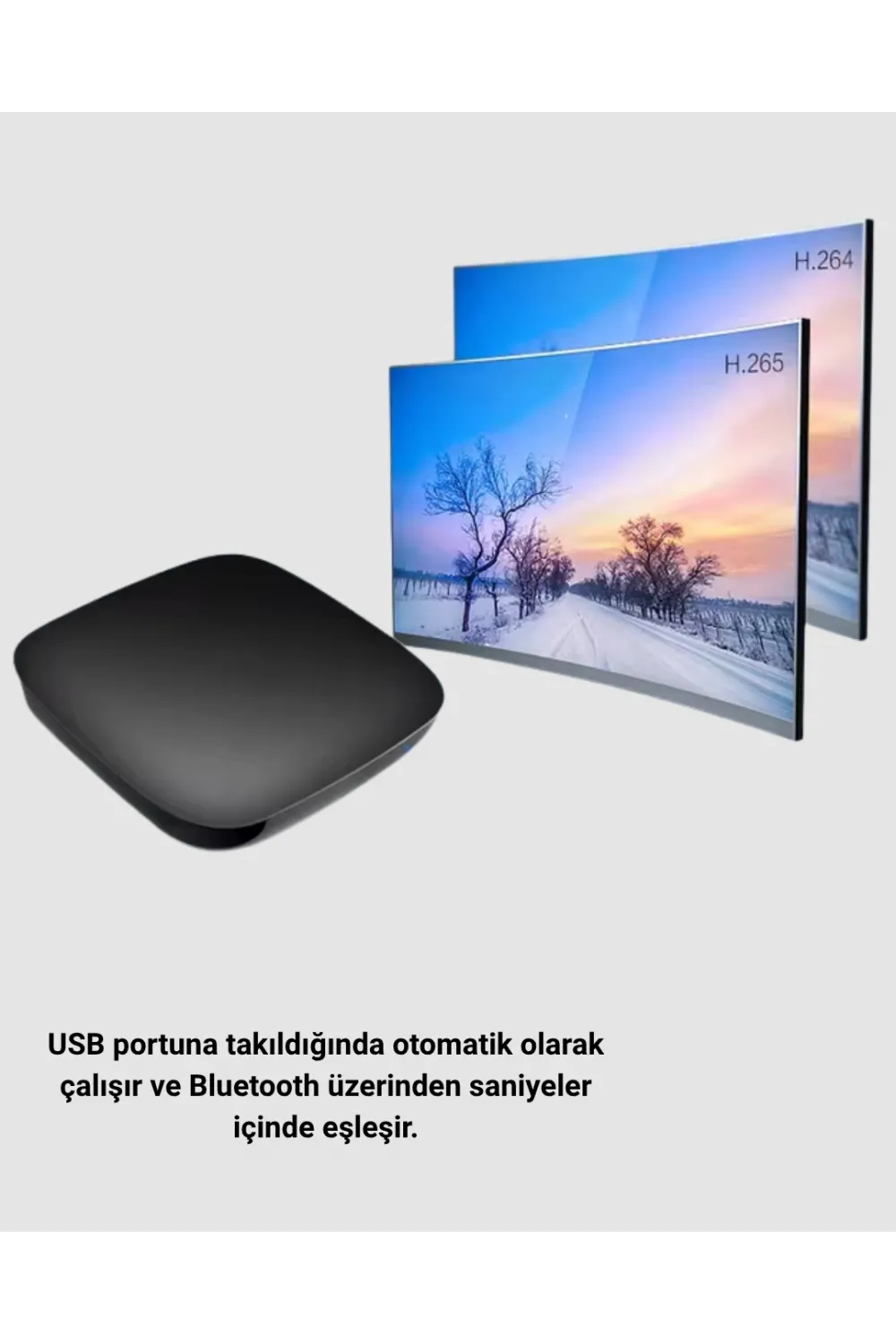 Android Auto Kablosuz Adaptör Bluetooth 5.0 Ve 5.8ghz Wifi Destekli