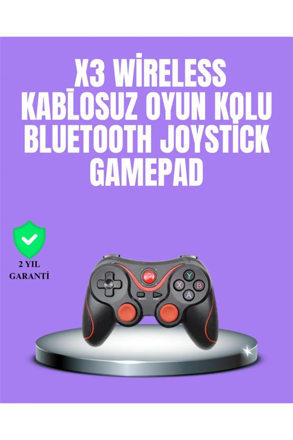 Android Uyumlu Gamepad X3 Game Stick Oyun Kolu Bluetooth Bağlantılı