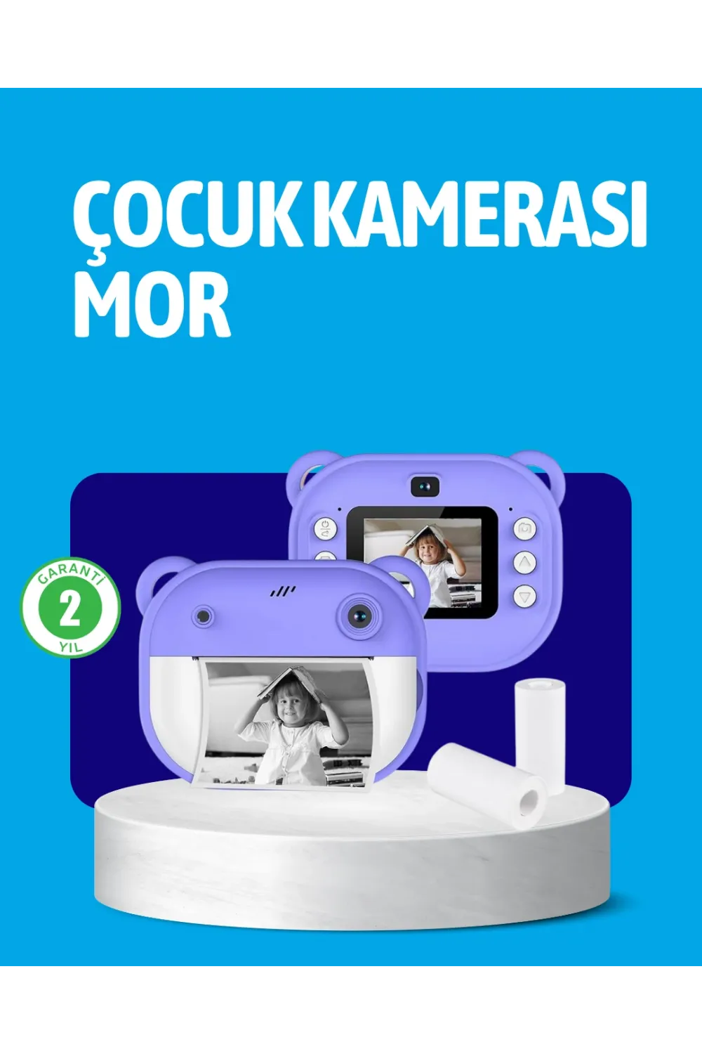 Anında Baskı Özellikli Çocuk Kamerası