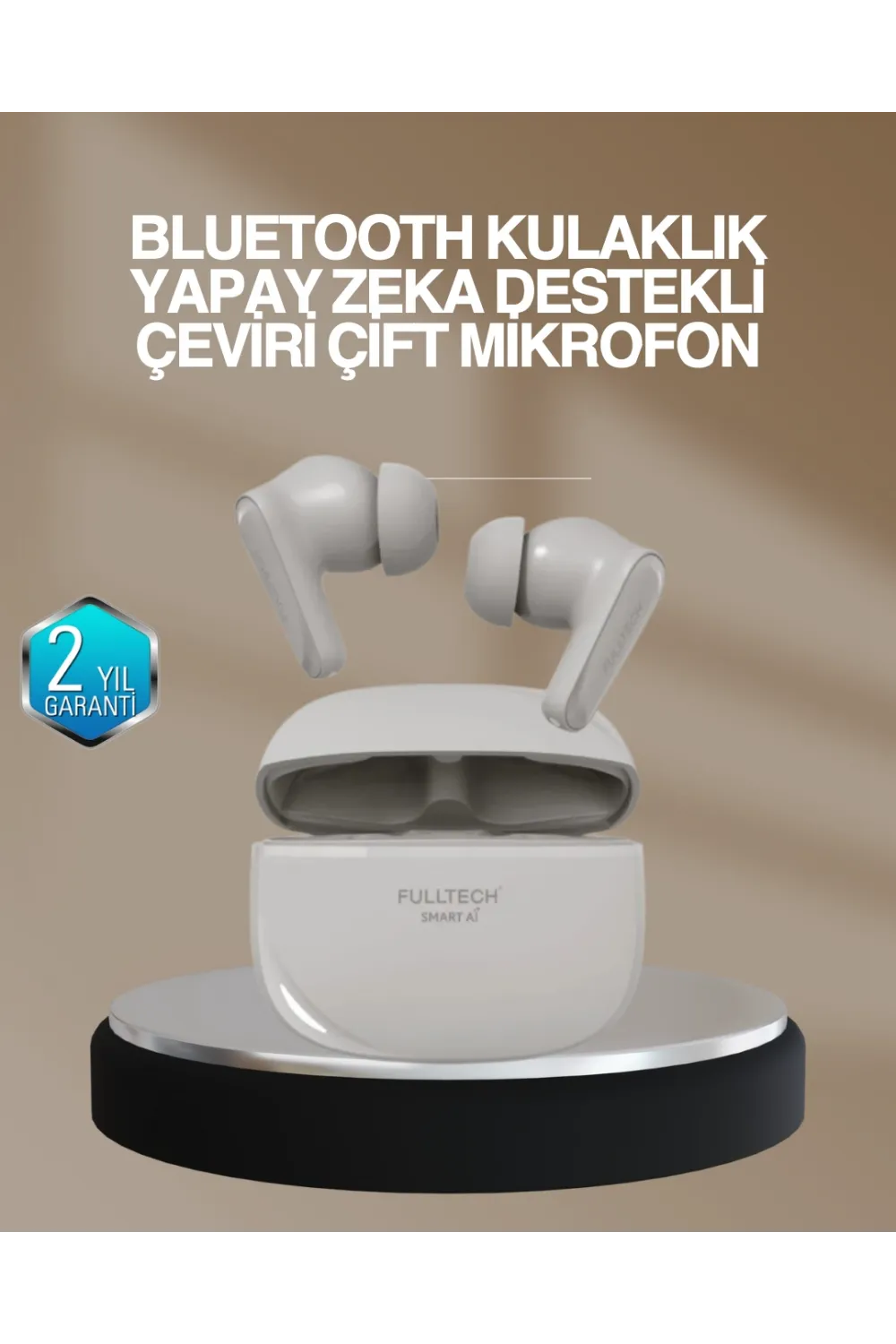 Anında Dil Çeviren Akıllı Bluetooth Kulaklık Çok Dilli İletişim