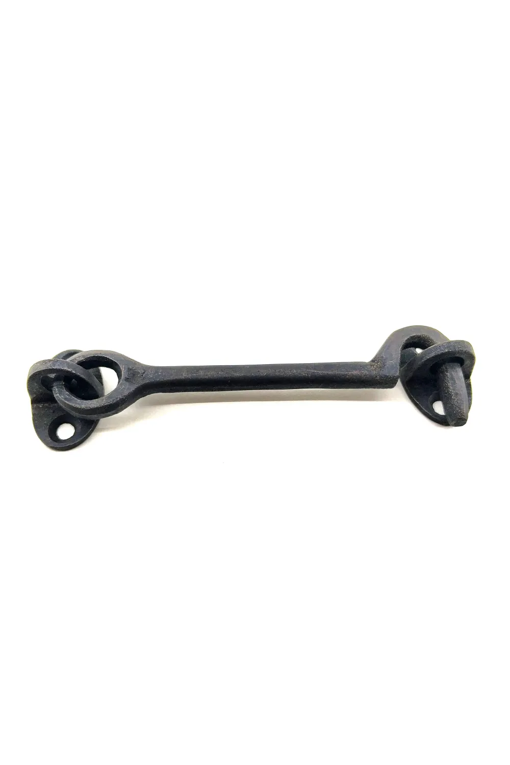 Antika Tarz Dekoratif Pirinç Çengeli - 13cm, Oksit