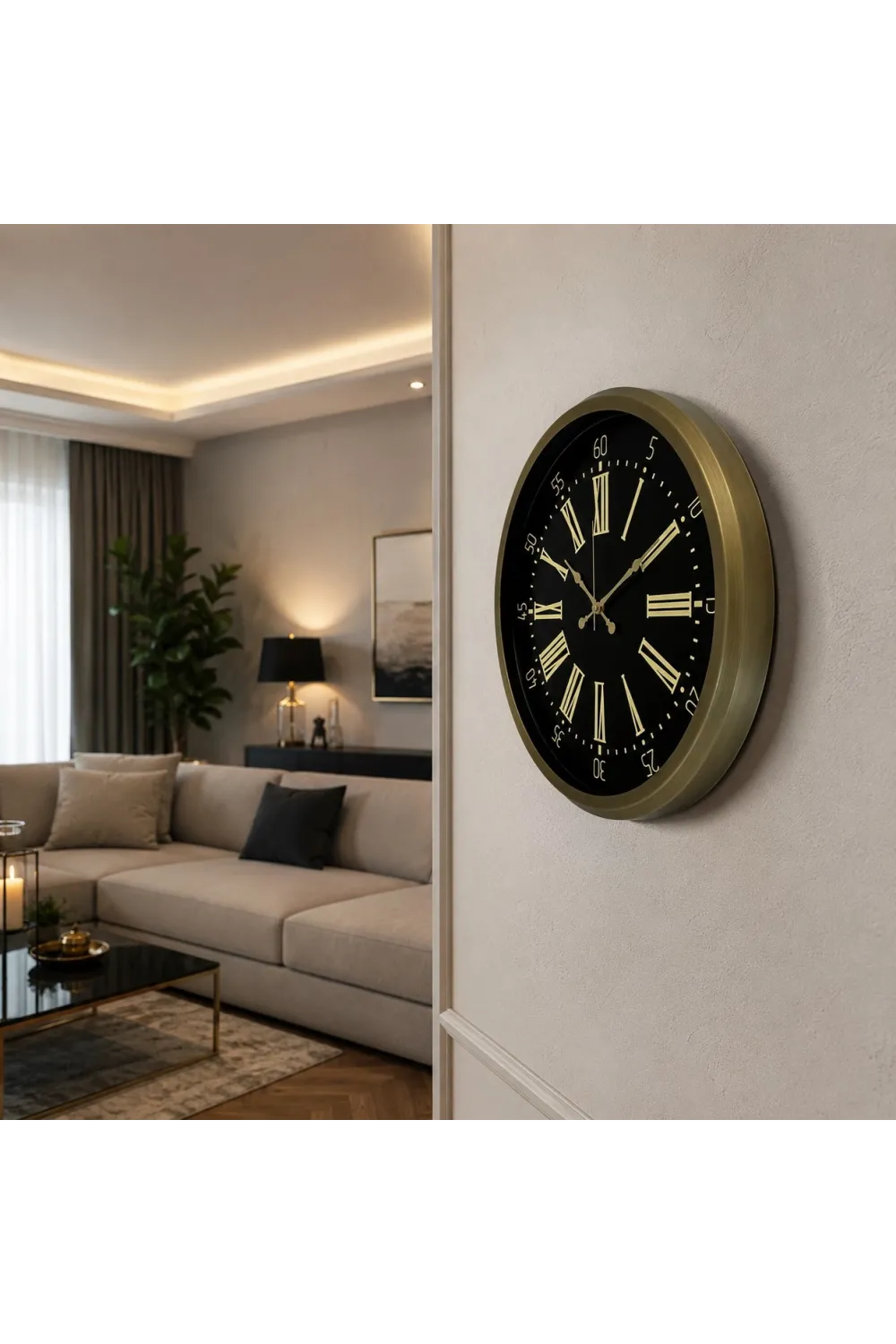 Antique Legacy Eskitme 52 Cm Duvar Saati