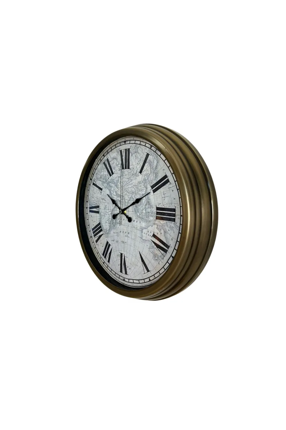 Antique World 40 Cm Eskitme Metal Duvar Saati