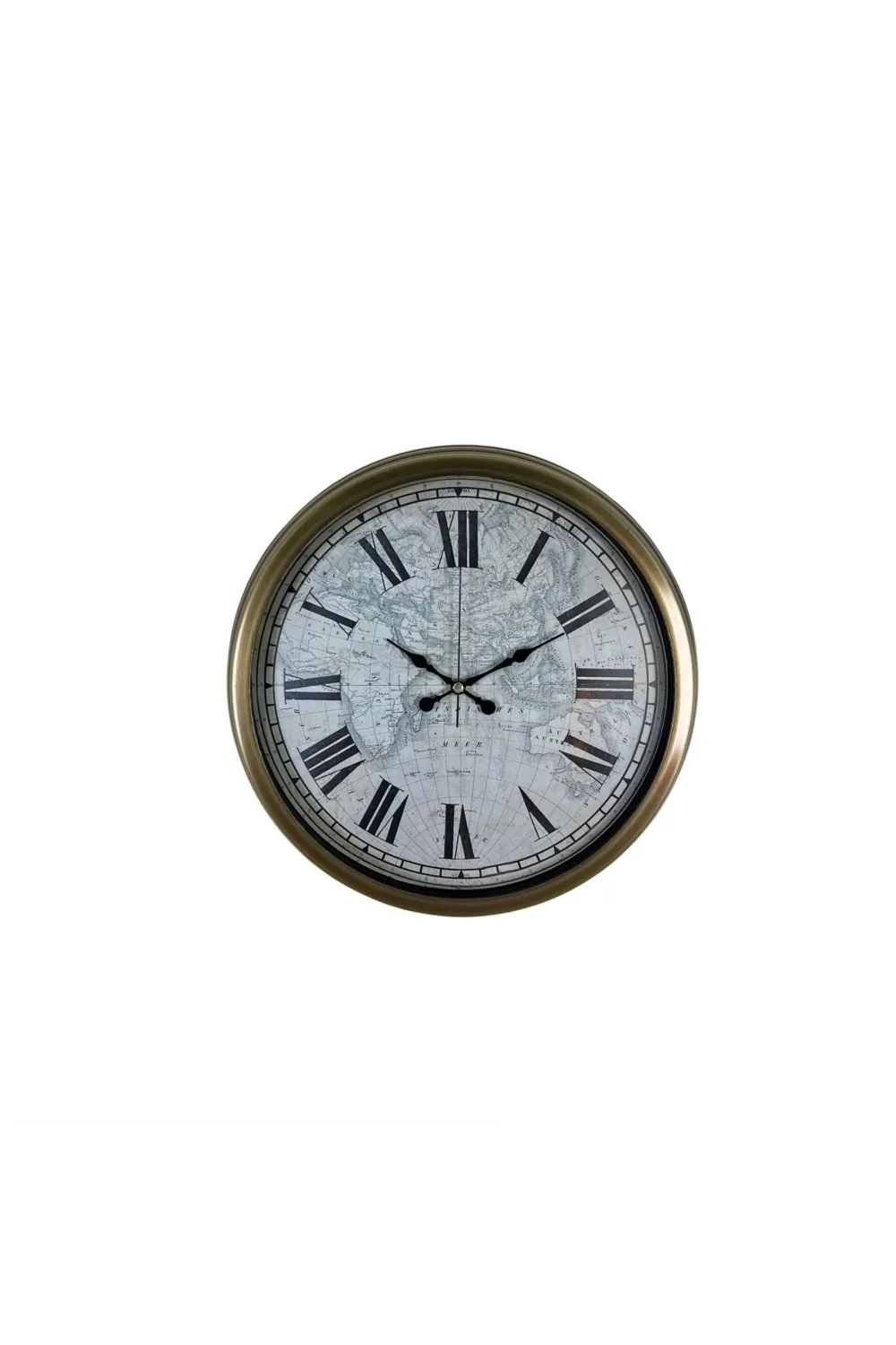 Antique World 40 Cm Eskitme Metal Duvar Saati