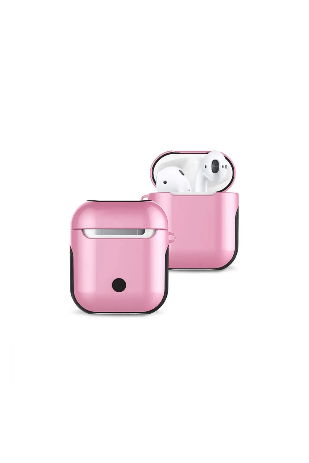 Apple Airpods 2 (2.nesil) 3in1 Kılıf - Pembe