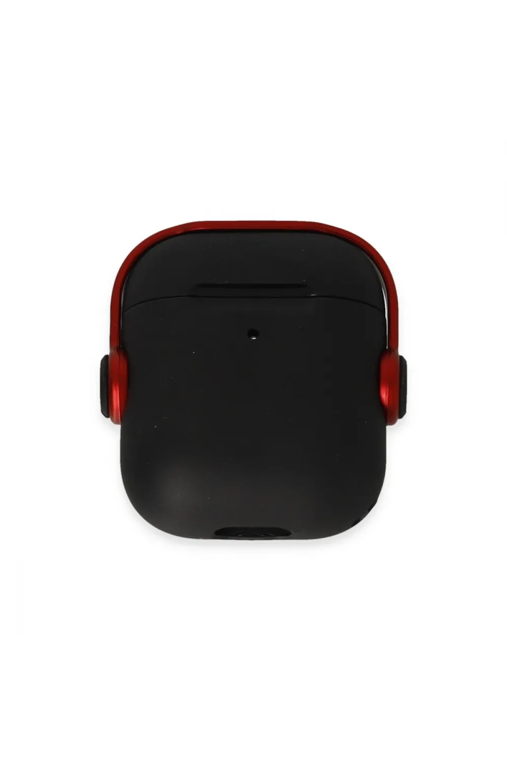 Apple Airpods 2 (2.nesil) Cool Kılıf - Siyah-kırmızı