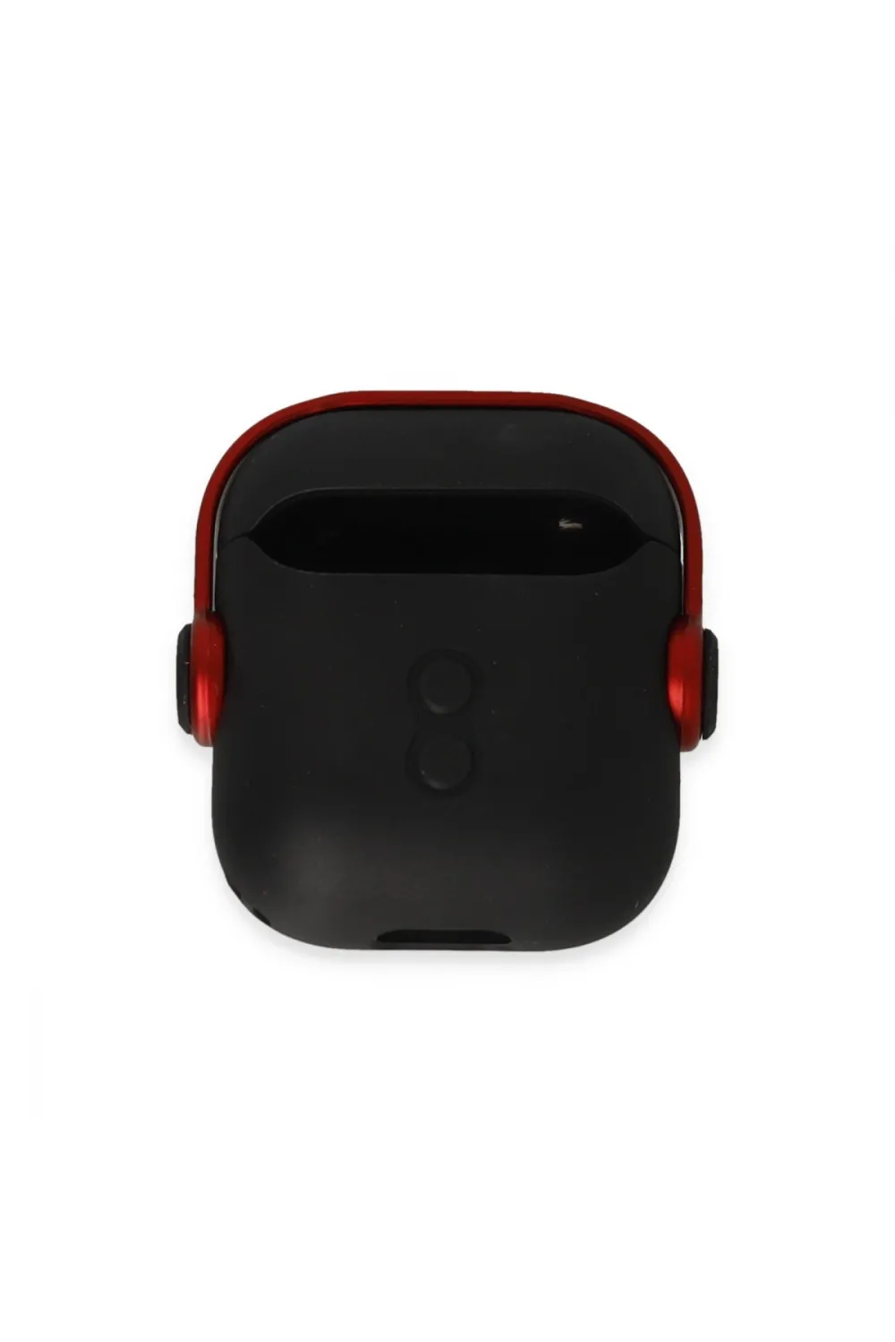 Apple Airpods 2 (2.nesil) Cool Kılıf - Siyah-kırmızı