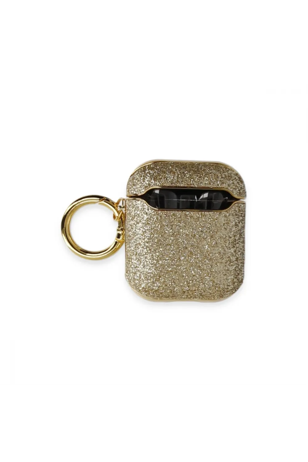 Apple Airpods 2 (2.nesil) Spell Simli Kılıf - Gold