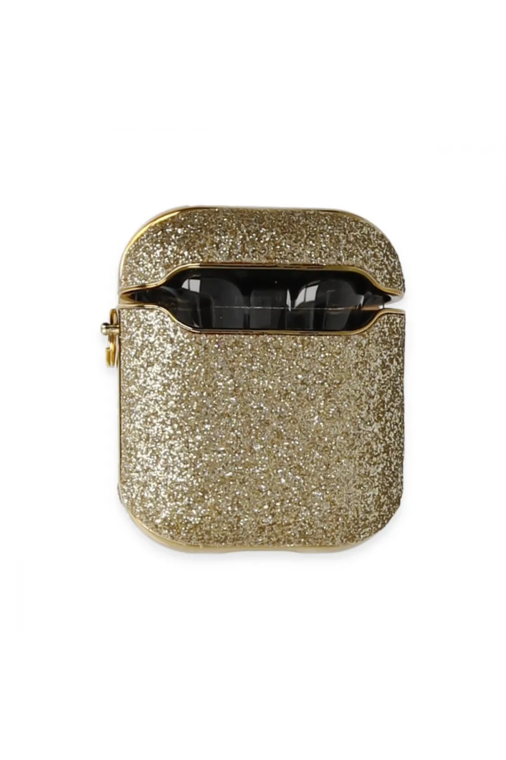 Apple Airpods 2 (2.nesil) Spell Simli Kılıf - Gold