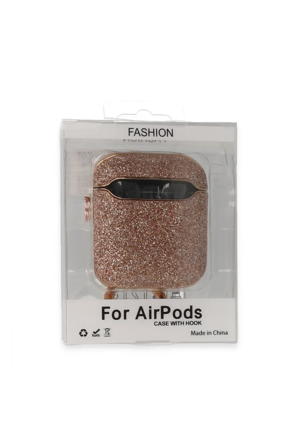 Apple Airpods 2 (2.nesil) Spell Simli Kılıf - Rose Gold