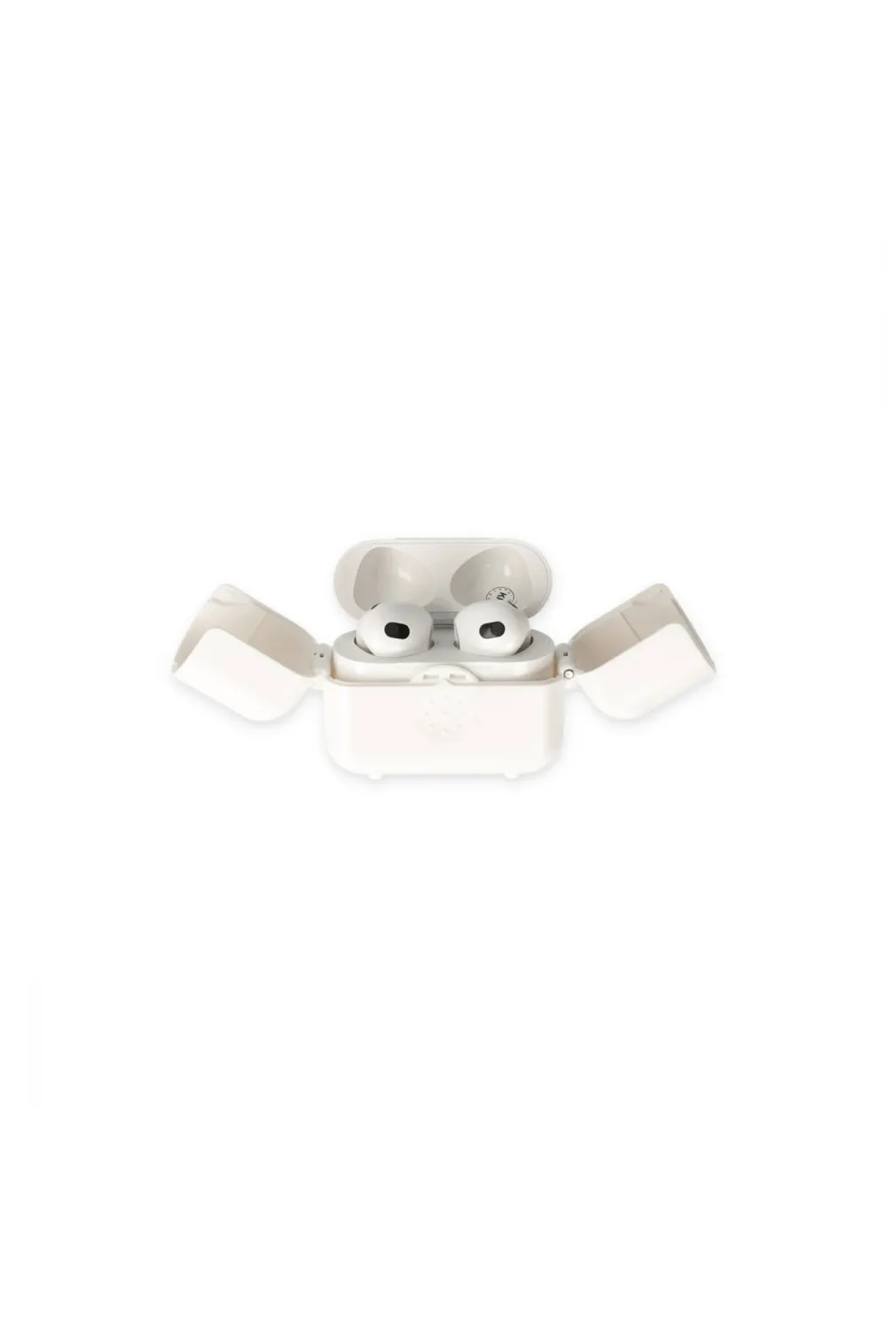 Apple Airpods 3 (3.nesil) Basmalı Kılıf - Beyaz