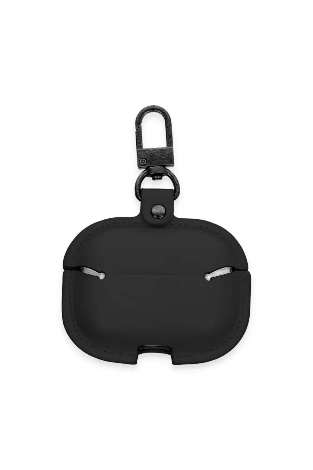 Apple Airpods 3 (3.nesil) Çanta Deri Kılıf - Siyah