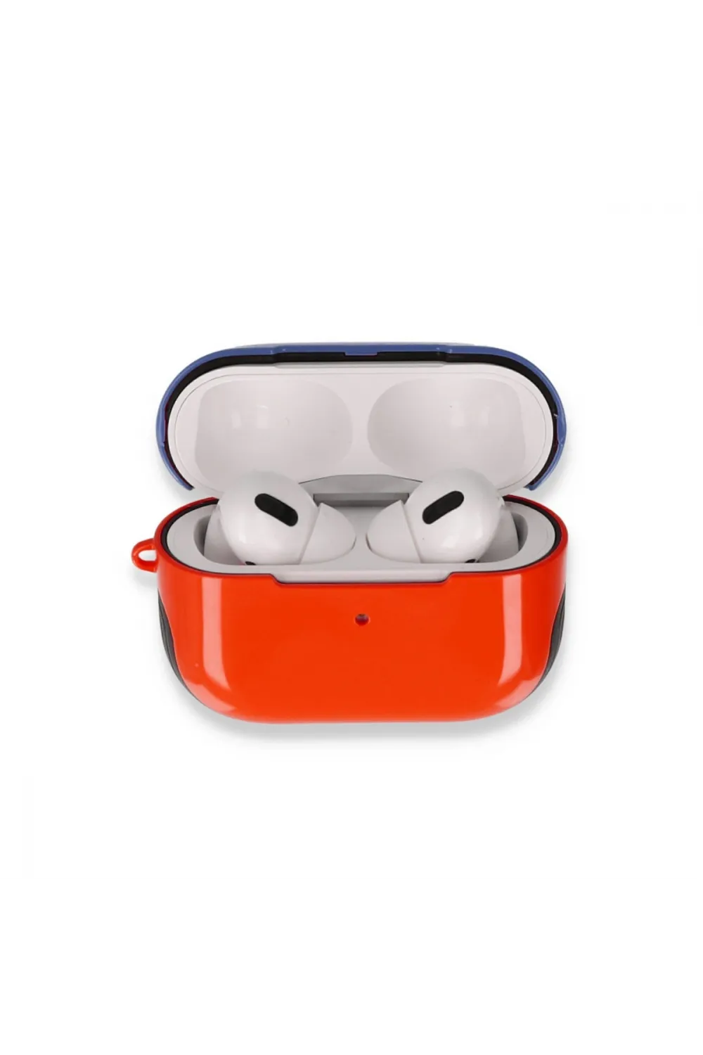 Apple Airpods Pro (1.nesil) 3in1 Kılıf - Kırmızı-lacivert