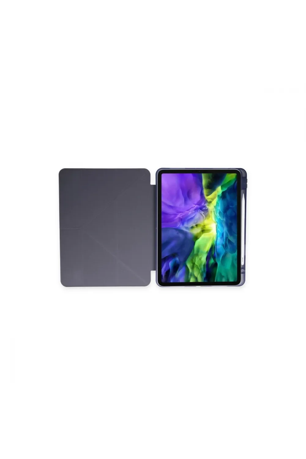 Apple İpad 10.2 (8.nesil) Kılıf Kalemlikli Mars Tablet Kılıfı - Lavender