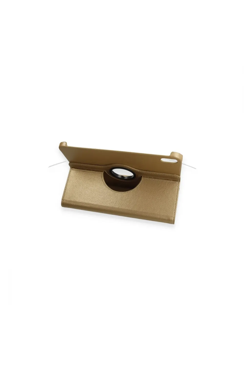 Apple İpad 2022 10.9 (10.nesil) Kılıf 360 Tablet Deri Kılıf - Gold