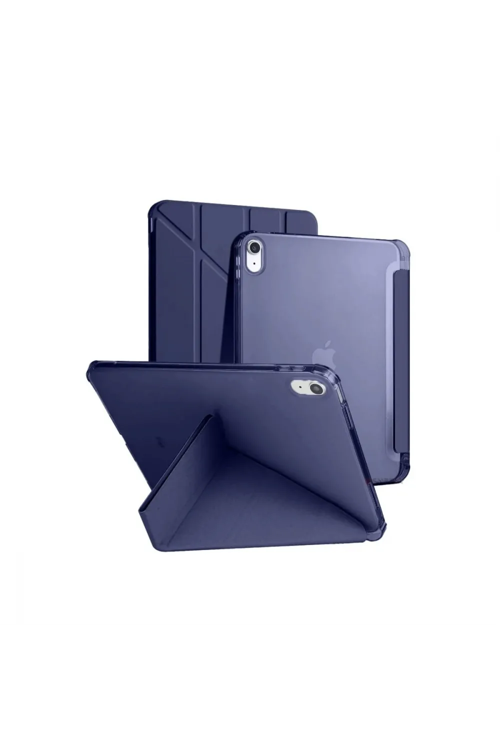 Apple İpad 2022 10.9 (10.nesil) Kılıf Kalemlikli Mars Tablet Kılıfı - Lacivert