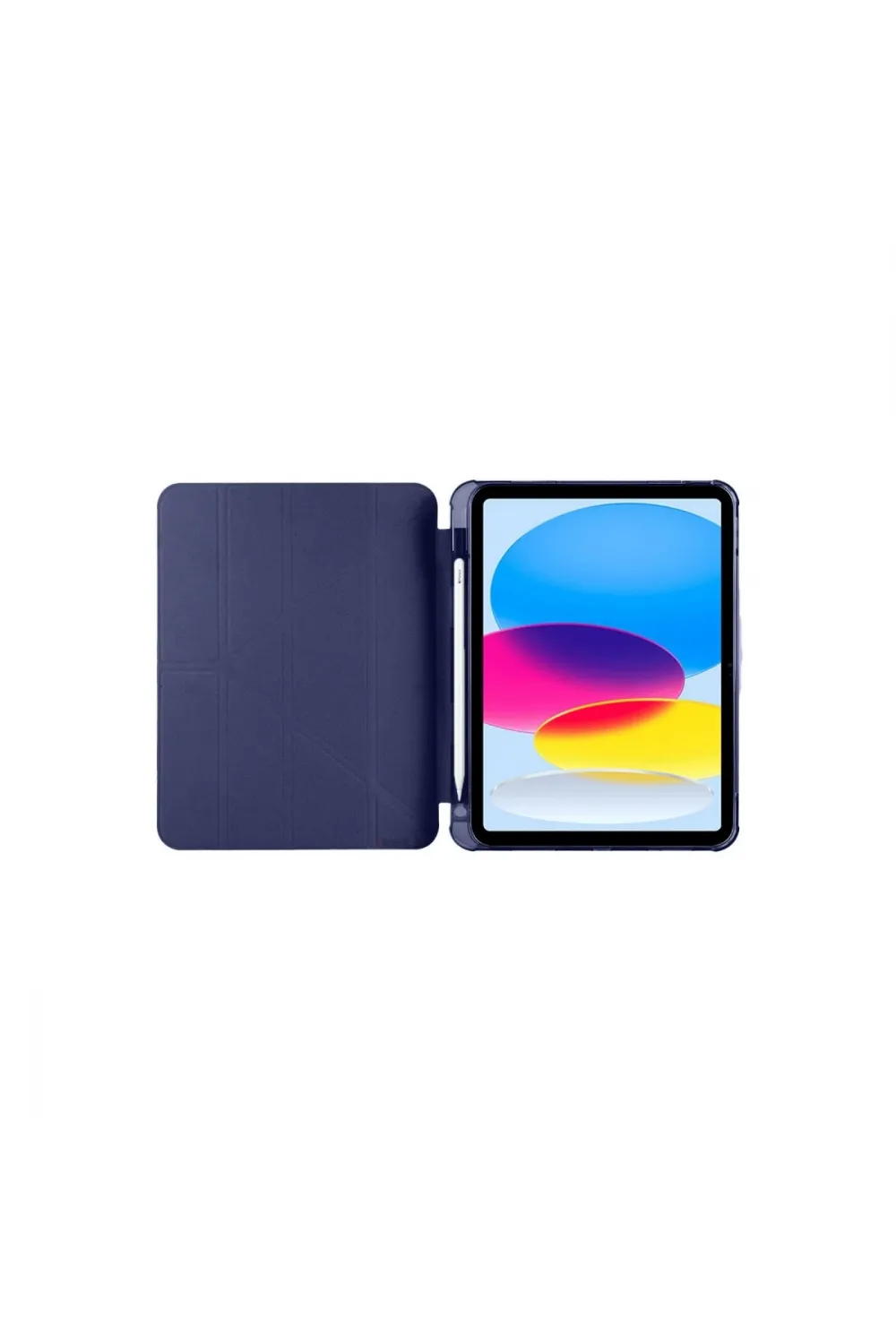 Apple İpad 2022 10.9 (10.nesil) Kılıf Kalemlikli Mars Tablet Kılıfı - Lacivert