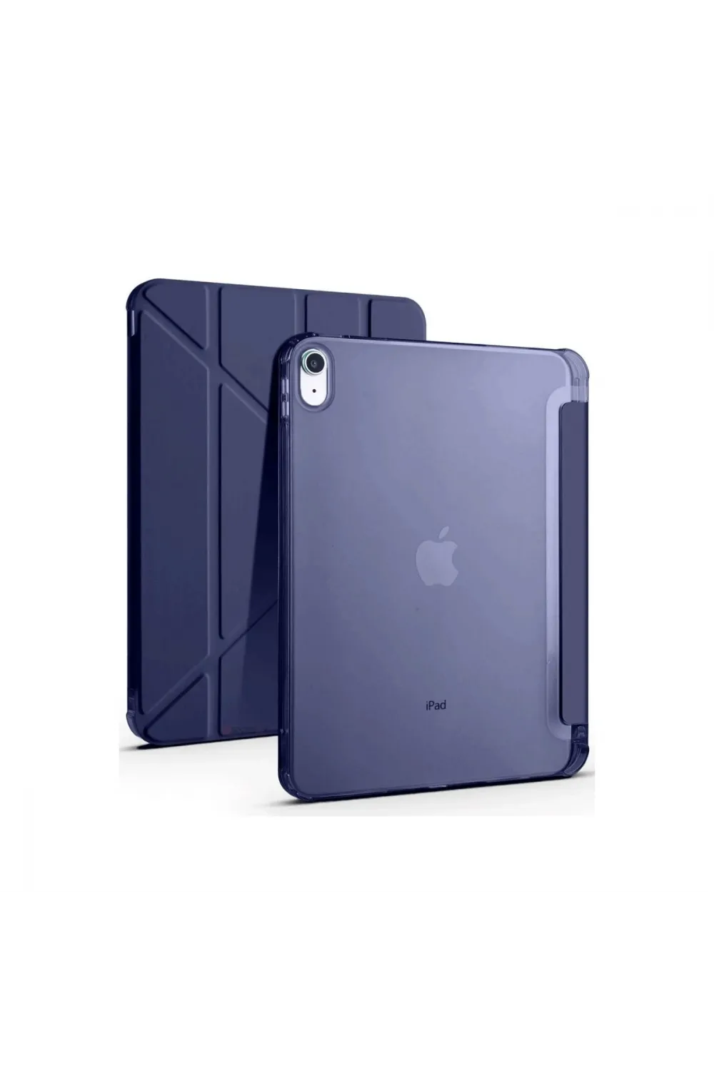 Apple İpad 2022 10.9 (10.nesil) Kılıf Kalemlikli Mars Tablet Kılıfı - Lacivert