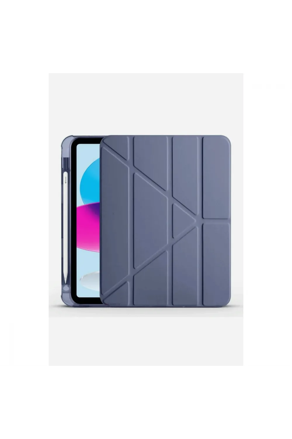 Apple İpad 2022 10.9 (10.nesil) Kılıf Kalemlikli Mars Tablet Kılıfı - Lavender