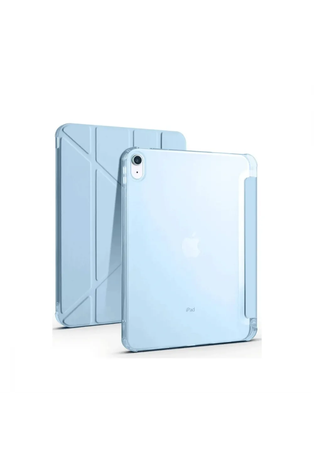 Apple İpad 2022 10.9 (10.nesil) Kılıf Kalemlikli Mars Tablet Kılıfı - Mavi