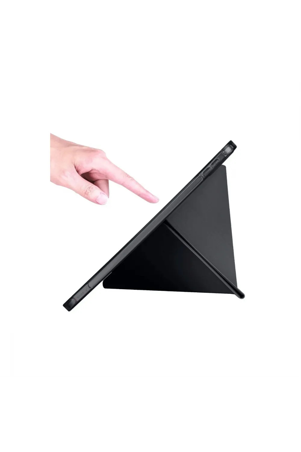 Apple İpad 2022 10.9 (10.nesil) Kılıf Kalemlikli Mars Tablet Kılıfı - Siyah