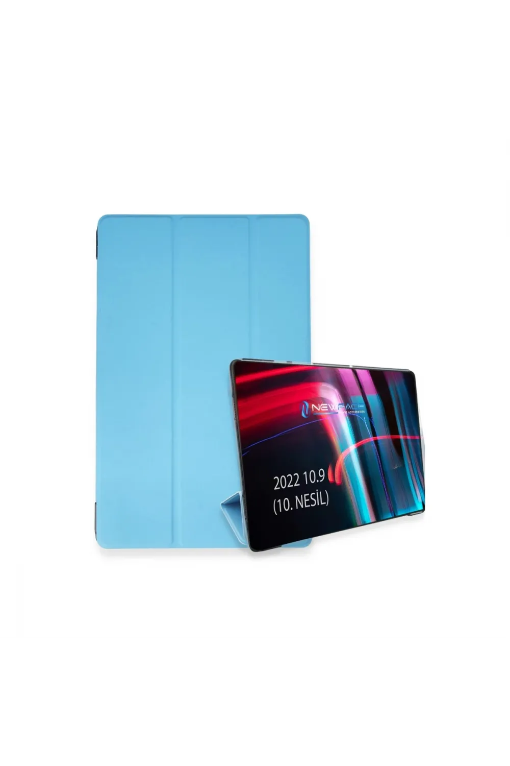 Apple İpad 2022 10.9 (10.nesil) Kılıf Tablet Smart Kılıf - Açık Mavi