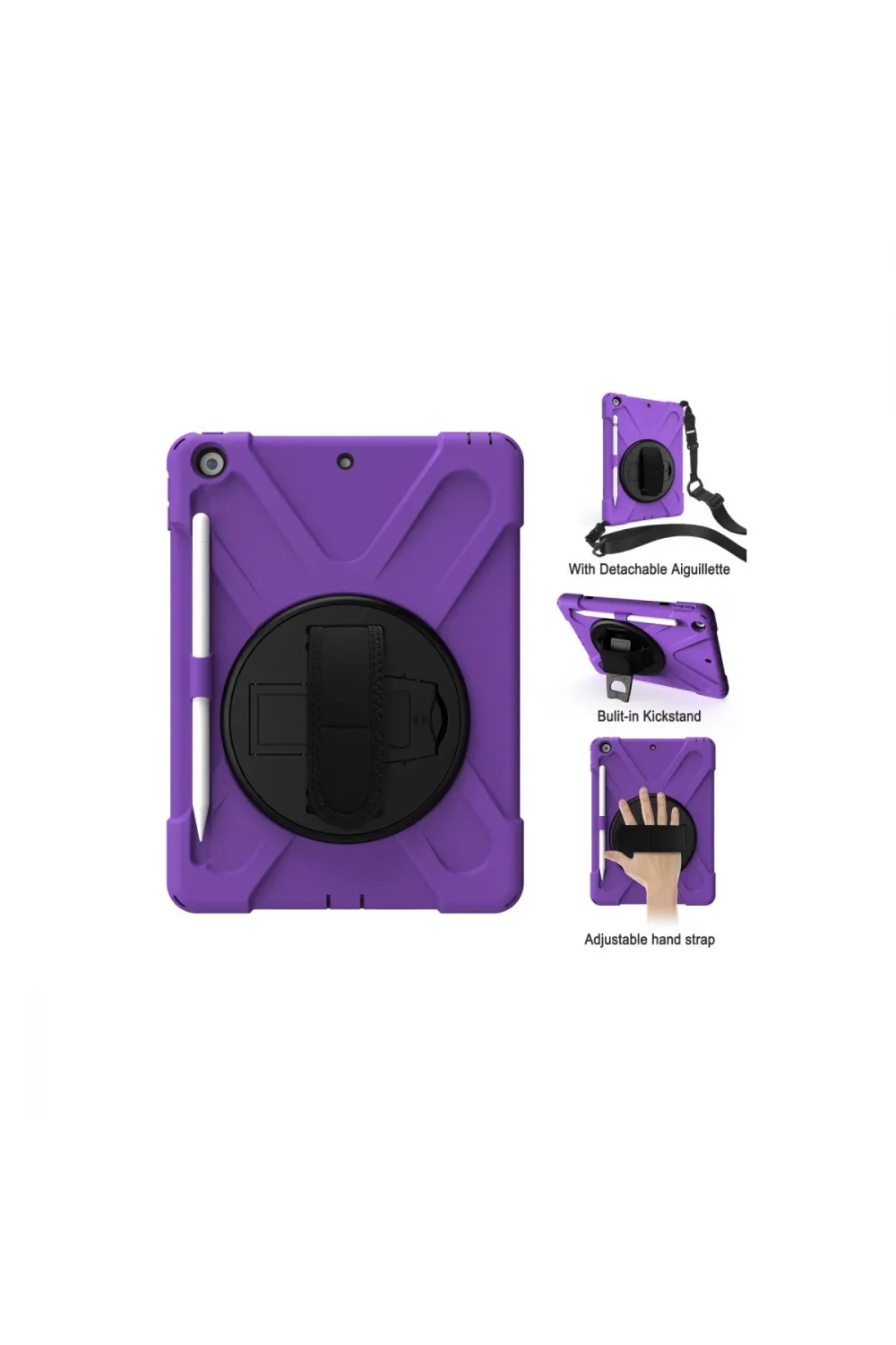 Apple İpad 5 Air 9.7 Kılıf Amazing Tablet Kapak - Mor