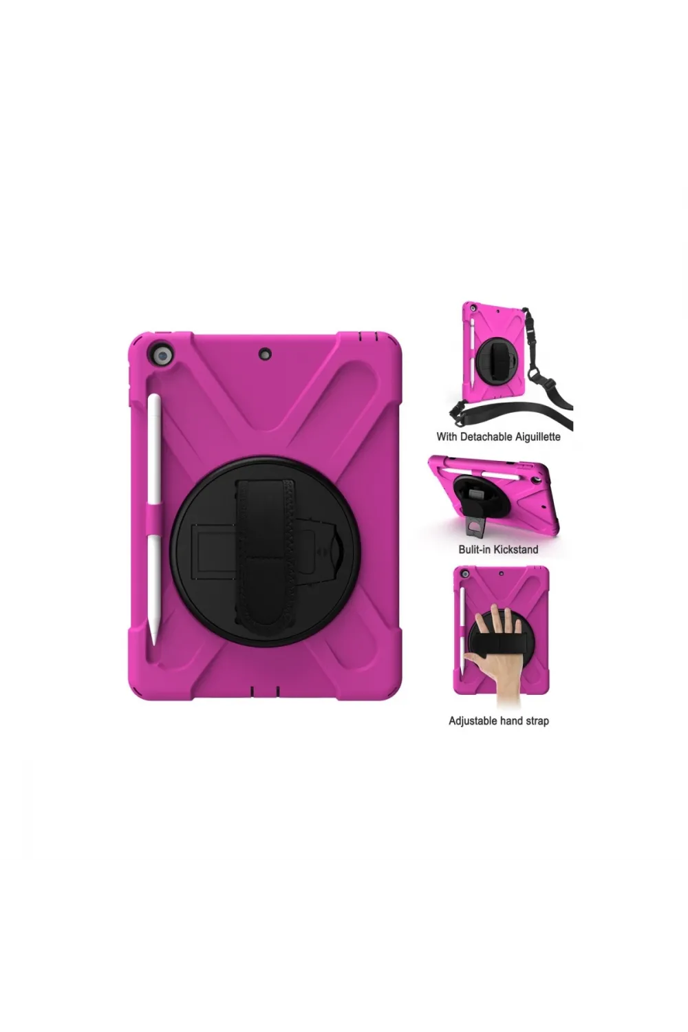 Apple İpad 5 Air 9.7 Kılıf Amazing Tablet Kapak - Pembe
