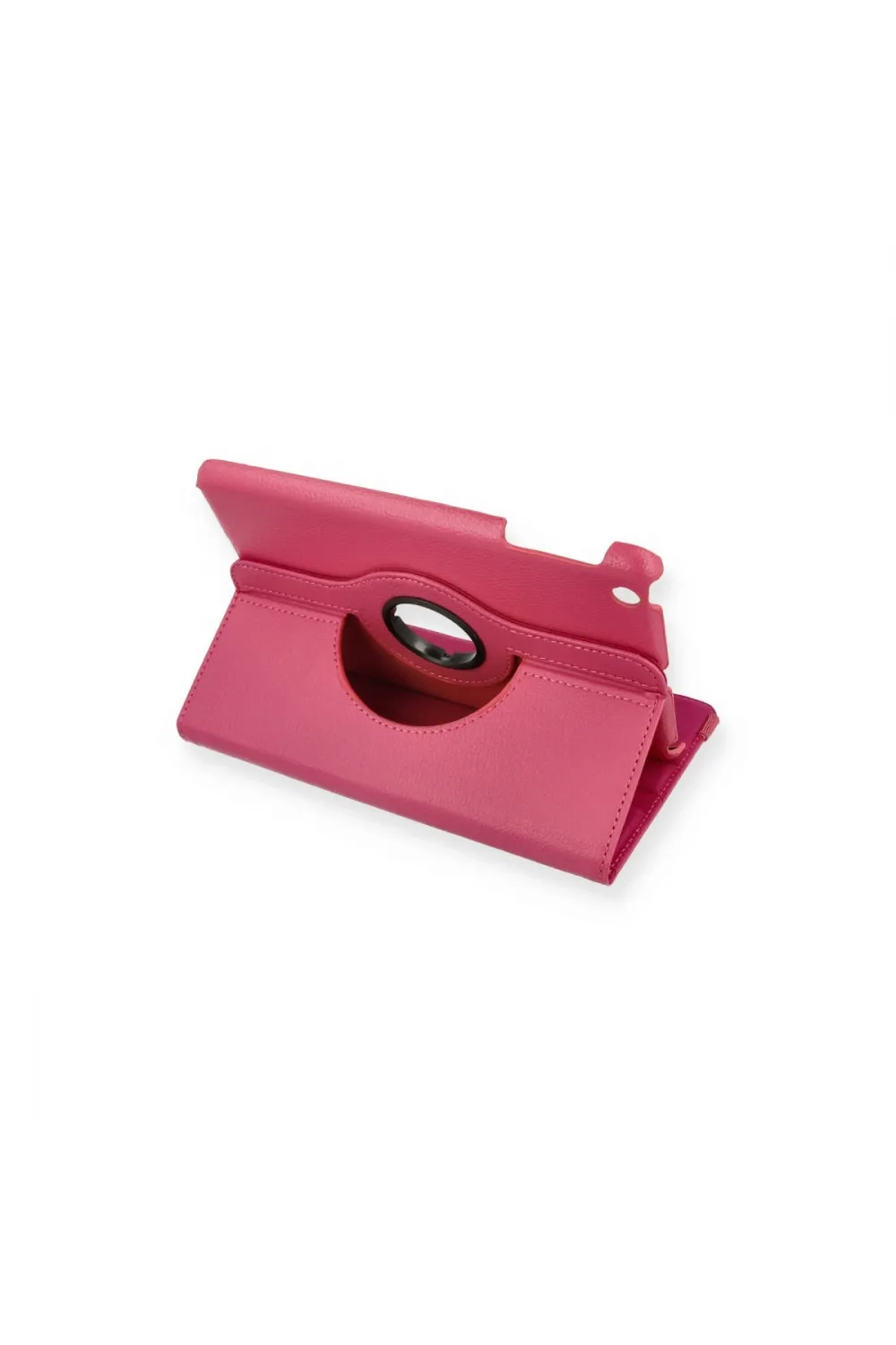 Apple İpad Mini 1 Kılıf 360 Tablet Deri Kılıf - Pembe
