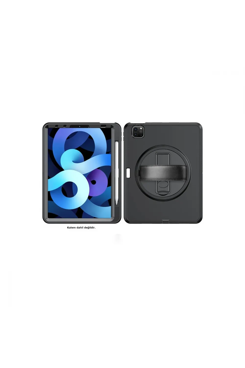 Apple İpad Pro 11 (2018) Kılıf Hand Strap Tablet Kılıfı - Siyah