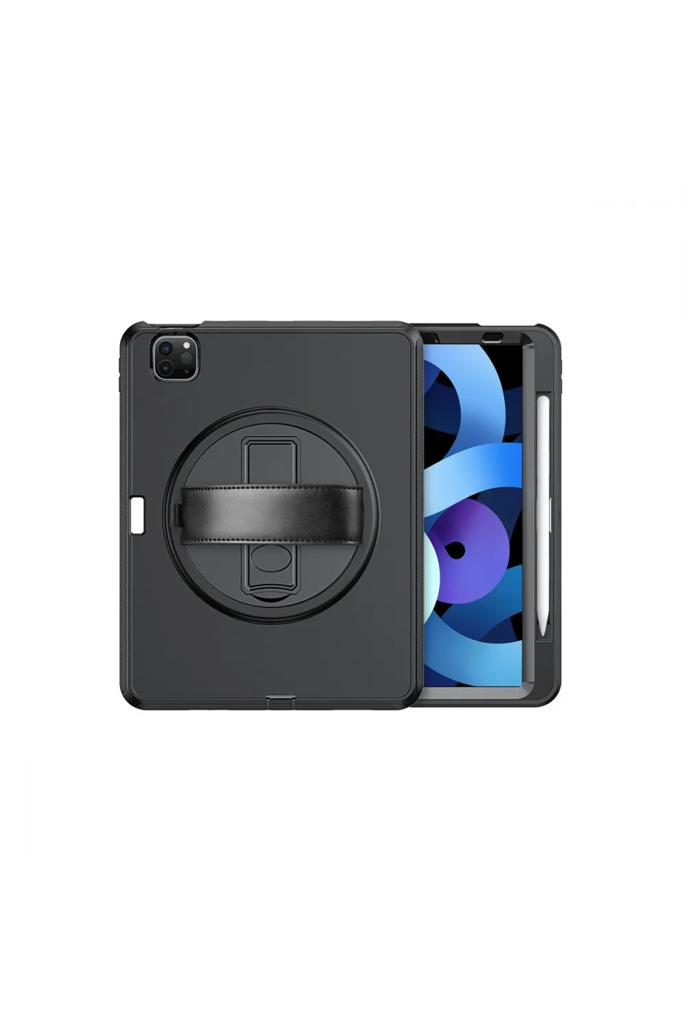 Apple İpad Pro 11 (2018) Kılıf Hand Strap Tablet Kılıfı - Siyah