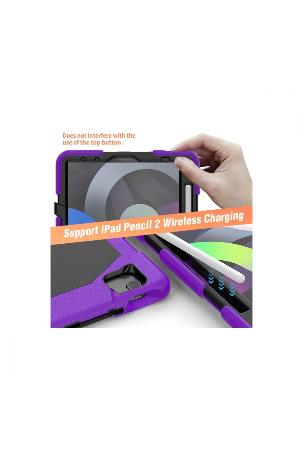 Apple İpad Pro 11 (2020) Kılıf Griffin Tablet Kapak - Mor