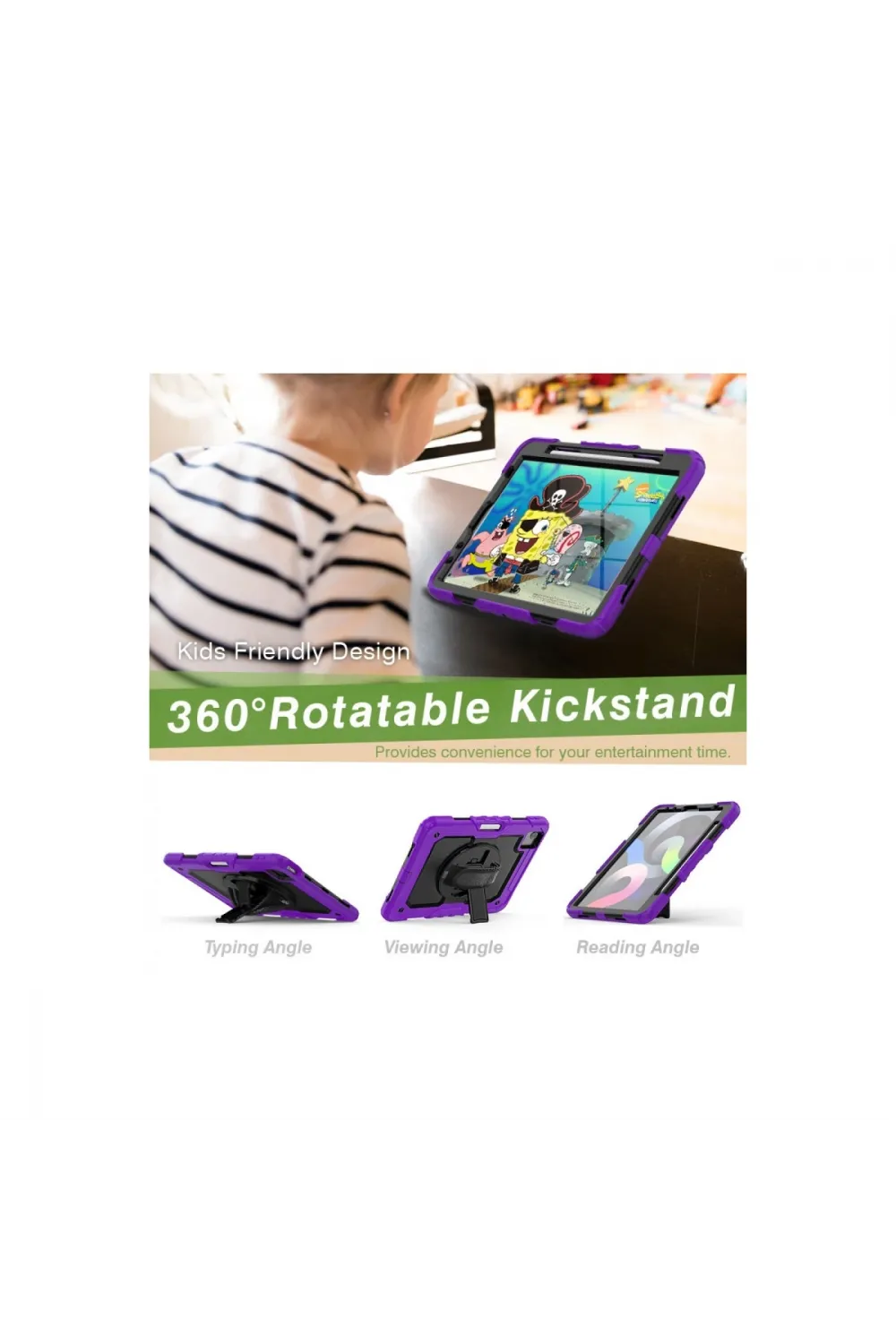 Apple İpad Pro 11 (2020) Kılıf Pars Tablet Kapak - Mor
