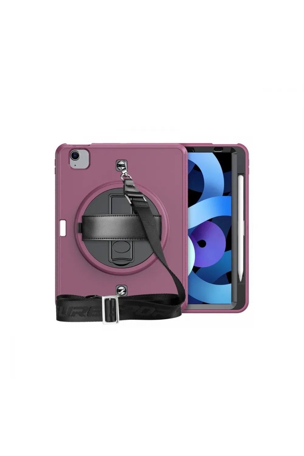 Apple İpad Pro 11 (2020) Kılıf Strap-c Otterbox Tablet Kapak - Mürdüm