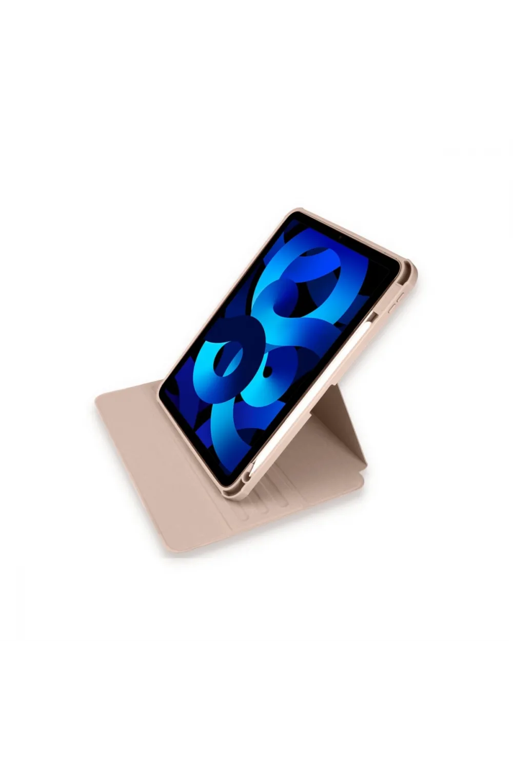 Apple İpad Pro 11 (2021) Kılıf Ling 360 Kalemlikli Tablet Kılıf - Rose Gold