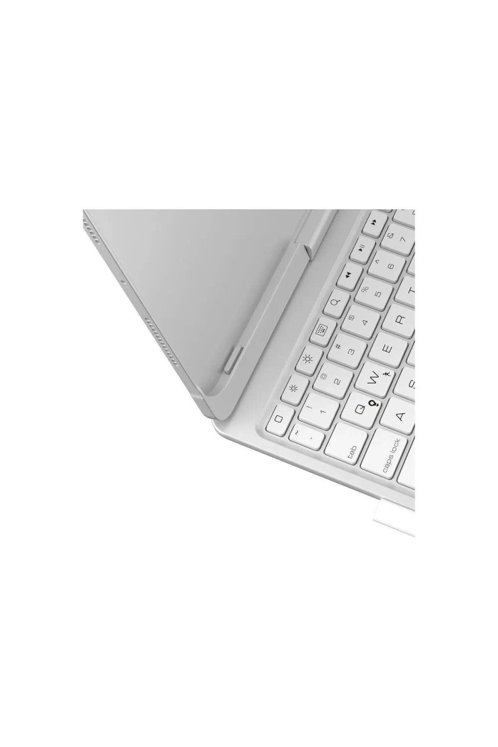 Apple İpad Pro 11 (2024) F11 Ats Kılıf Magic Dönen Klavyeli Tablet Kılıf - Gümüş