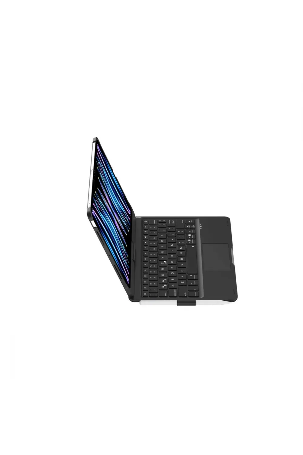 Apple İpad Pro 11 (2024) F11 Ats Kılıf Magic Dönen Klavyeli Tablet Kılıf - Siyah