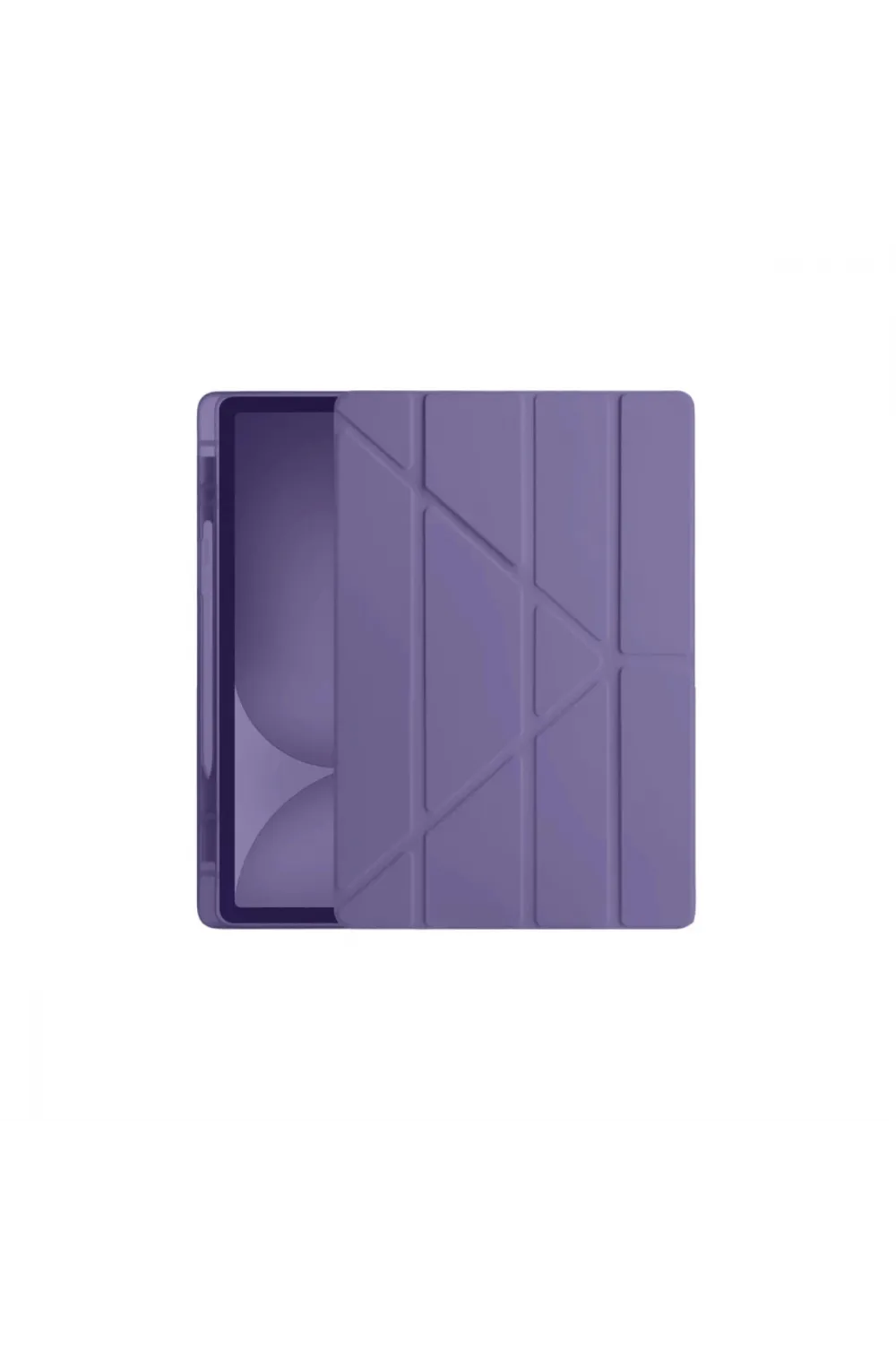 Apple İpad Pro 11 (2024) Kılıf Kalemlikli Hugo Tablet Kılıfı - Mor
