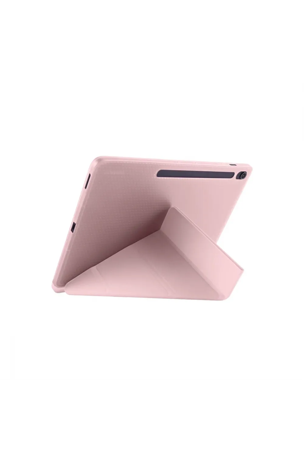 Apple İpad Pro 11 (2024) Kılıf Kalemlikli Hugo Tablet Kılıfı - Rose Gold