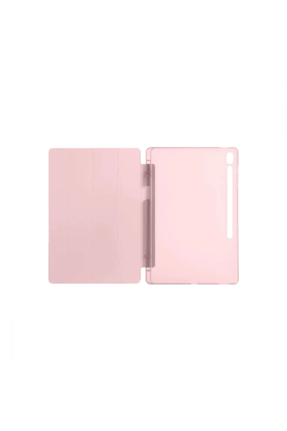 Apple İpad Pro 11 (2024) Kılıf Kalemlikli Hugo Tablet Kılıfı - Rose Gold